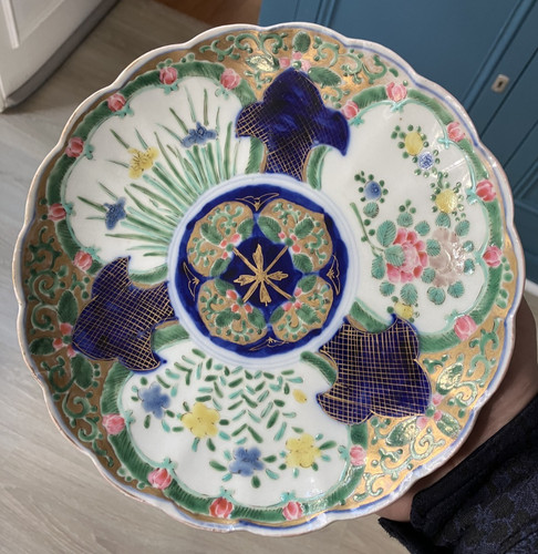 Belle assiette porcelaine - belle,