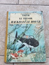bd tintin le tresor de rackham le rouge édition 1947