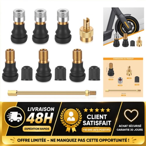 Valve tubeless trottinette - valve,