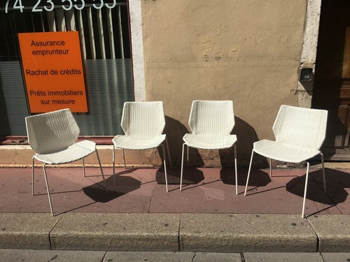 Chaises retro vintage 1970 - chaises,