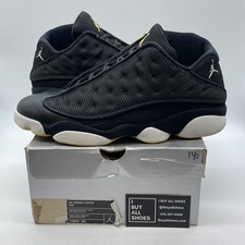 Size 11 - Air Jordan 13 Retro Low Black Varsity Maize Suede (310810-001)