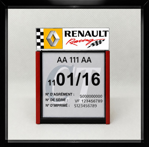 Porte vignette sticker - porte, ct.