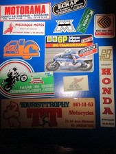 12 AUTOCOLLANTS MOTO TT.ENDURO