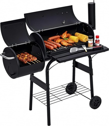 Charcoal grill with offset - charcoal,