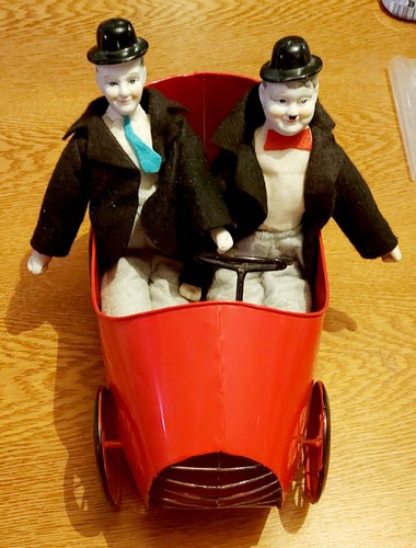 Lot poupées laurel hardy - lot,