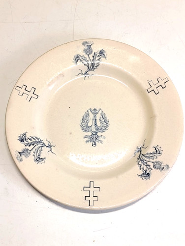 Assiette faience lunéville - faience,
