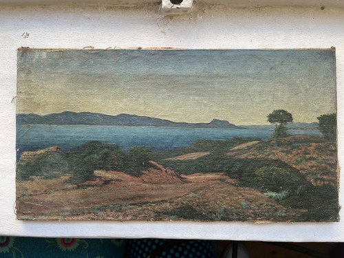 Tableau peinture paysage - tableau,