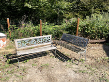 2 Bancs de jardin à restaurer