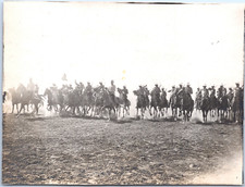 Morocco, Marrakech, Cavalry at the Automobile Circuit, Vintage Silver Print, June 19