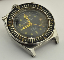 Triton Spirotechnique Iconic Crown at 12, 25 Rubis, Incabloc, Diving Watch