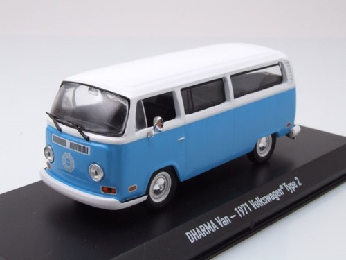 Bus 1971 bleu blanc - t2,