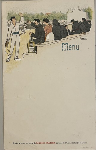 Menu vierge signe - signe, jabard