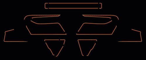 Kawasaki 1300 stickers - z, a2-