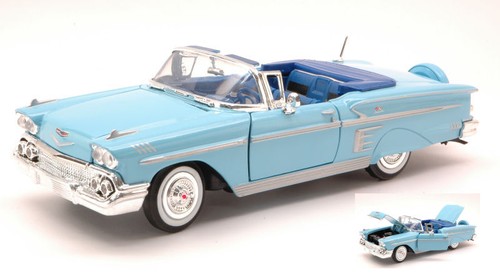 Chevrolet impala 1958 bleu - 1958,