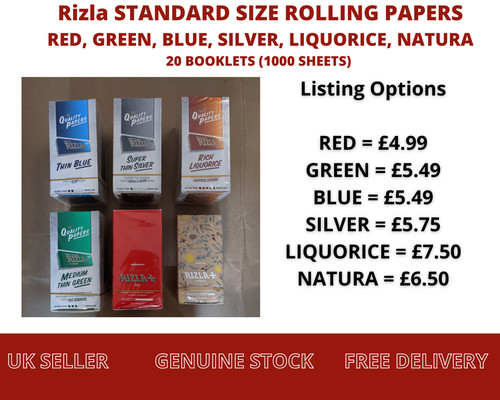 Papiers rouler rizla - 20,