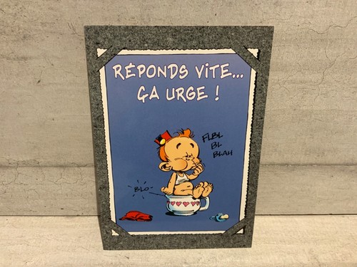 Carte postale spirou dupuis - postale,