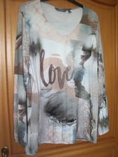 Beau haut tunique tee-shirt femme ULLA POPKEN du 50/52 en très bon état