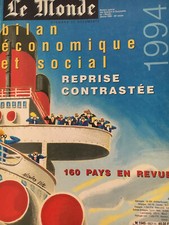 LE MONDE BILAN ECONOMIQUE ET SOCIAL 1994 REPRISE CONTRASTEE 160 PAYS