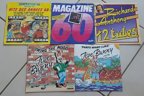 Lot disques vinyles 45 - lot,