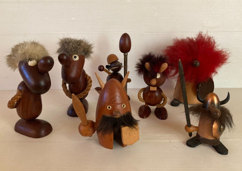 Lot figurines viking - 7, troll