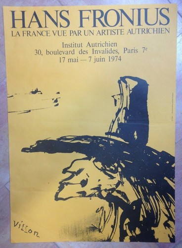 Hans fronius affiche 1974 - fronius,