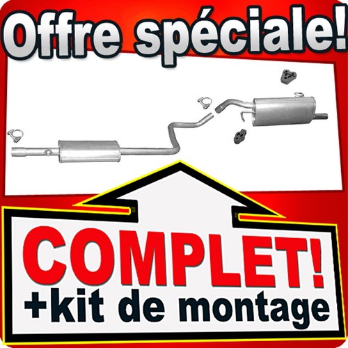 échappement pour mitsubishi - pour,