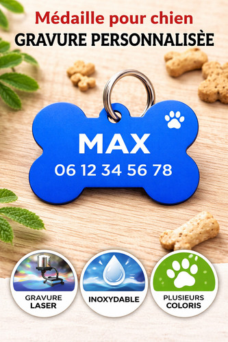 Médaille pour chien - , –