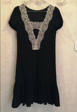 Robe noire doublée dentelle avant T36 Sinequanone (2202077) 