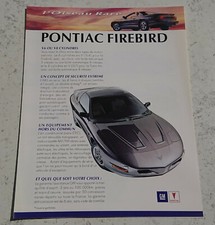 1994 Pontiac Firebird Transam V6 V8 Advertising Catalog Brochure Leaflet
