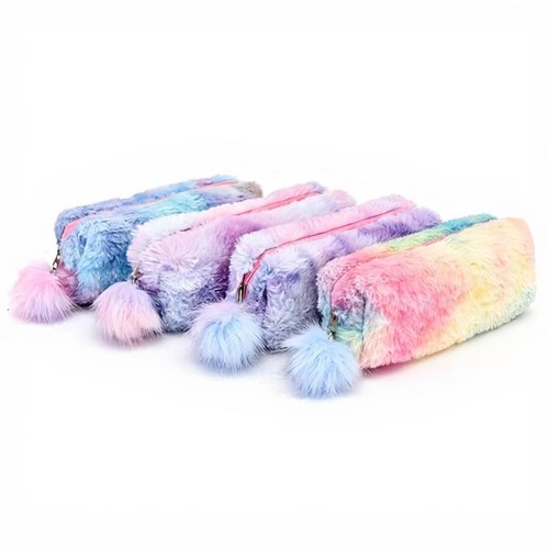 Trousse octogonale peluche - trousse, en