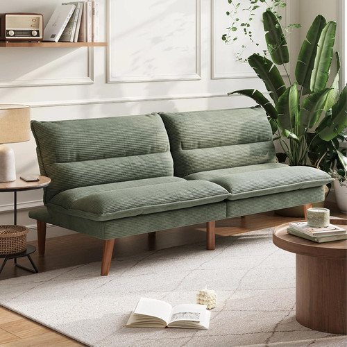 Corduroy convertible futon - convertible,