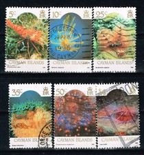 British Cayman Islands Marin Life Fish Coralls set 1986
