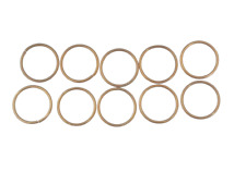 Lot of 10 copper rings thread diam 0.16 cm ring ext diameter: 2.2cm ?5a.