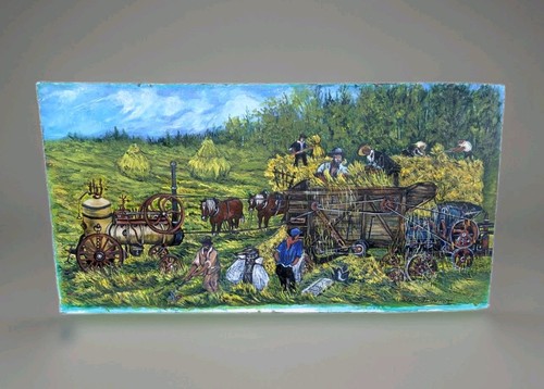 Grand tableau huile - grand, sur