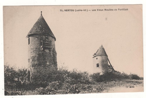 Old postcard vertou les - old,