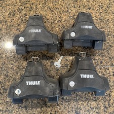 THULE 754 Rapid Traverse Rapid System Foot Pack 480R ROOF RACK w/ Locks and Key