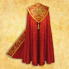 Chape brodée "Massimo-Rosso"