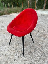 Fauteuil rouge vintage 50-60