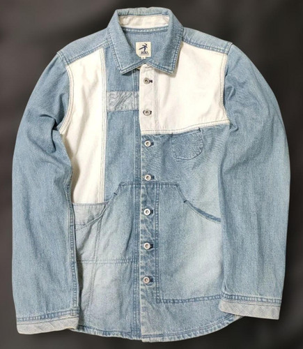 Veste chemise coton denim