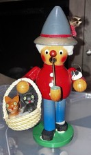 Vintage Steinbach German Incense Smoker With A Basket Of Cats