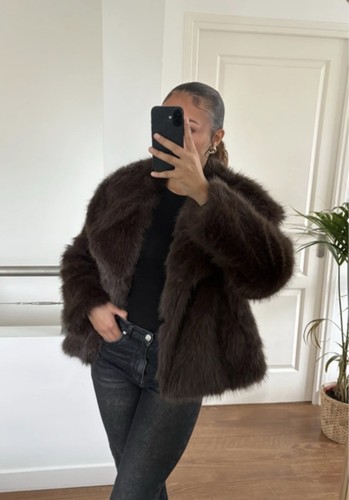 Manteau fausse fourrure - fausse,