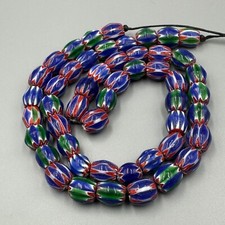 Collier unique perles de verre