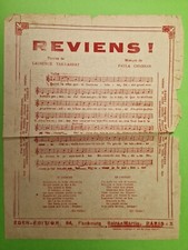 53/ PARTITION PAROLE & CHANSON - Eden édition (6 chansons) - vers 1930