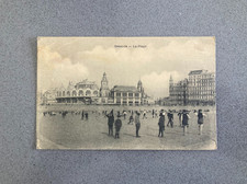 Ostende - La Plage Carte Postale Postcard