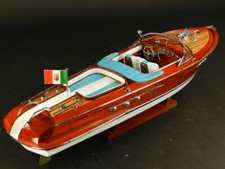 maquette riva bateau Riva Aquarama Crème  87cm entièrement Bois laiton modélisme