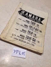 Yamaha parts list FS50 1976 FS1 FS Fizzy 50 FS1P FS1P-DX FS1F FS1F-DX