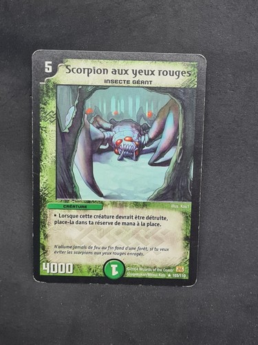 Carte duel masters scorpion - carte,