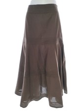 ⭐ MARKS&SPENCER Jupe longue pour Femmes Brun 38 Coton 100% ⭐
