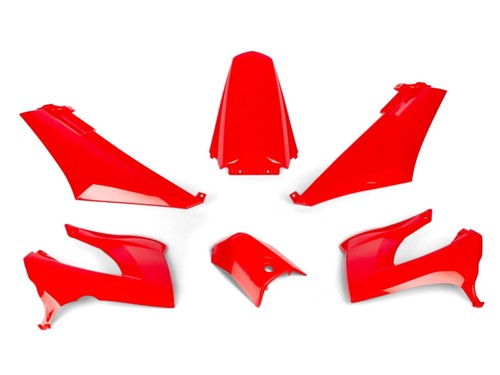 Kit carénages rouge - carénages, derbi