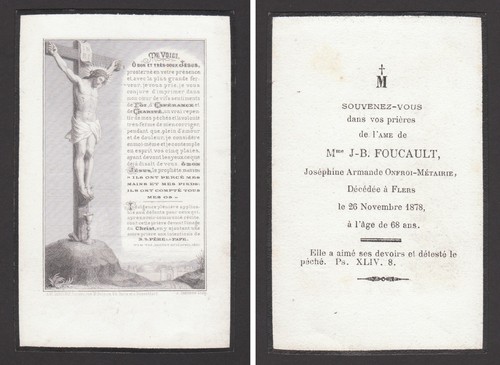 Image pieuse mortuaire m me - image, m.me